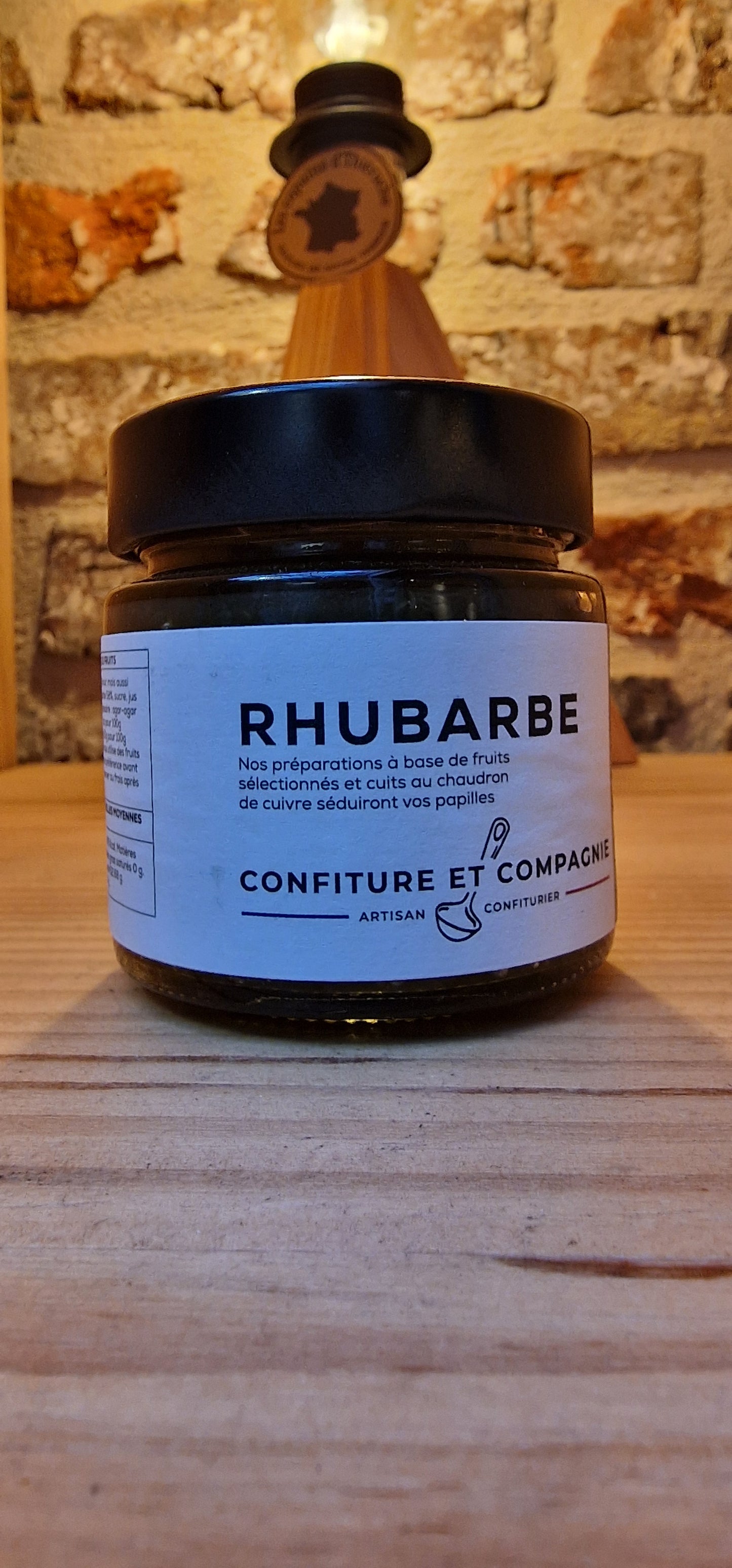 Confiture artisanale rhubarbe