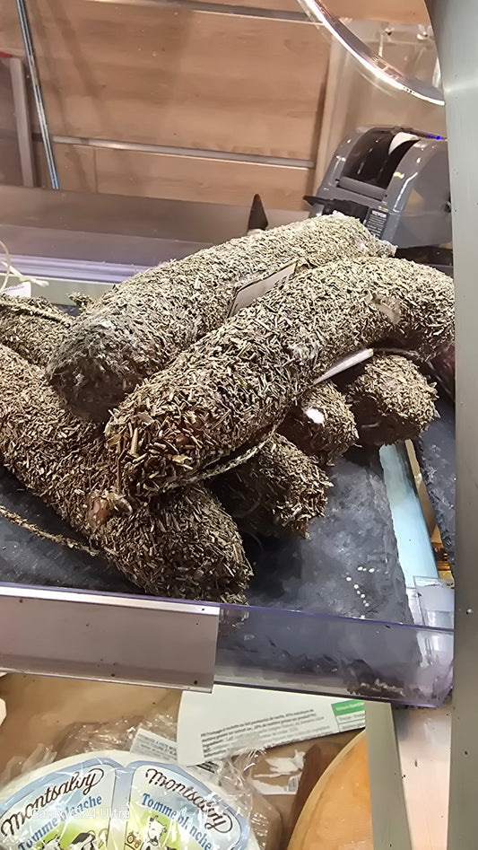 Saucisson sec VPF enrobé d'herbes