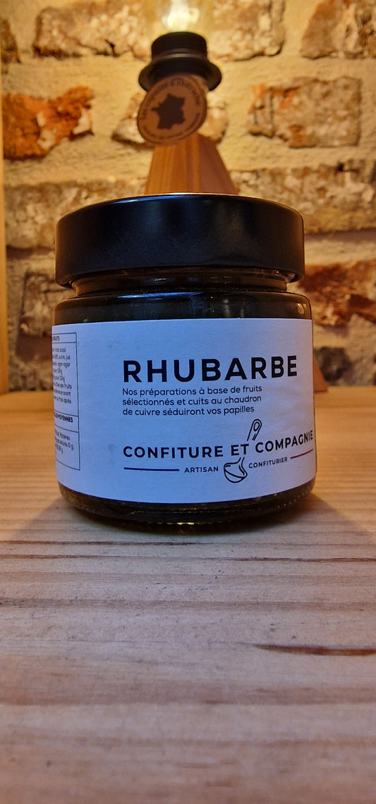 Confiture artisanale rhubarbe