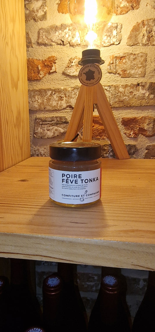 Confiture artisanale poire fêve tonka