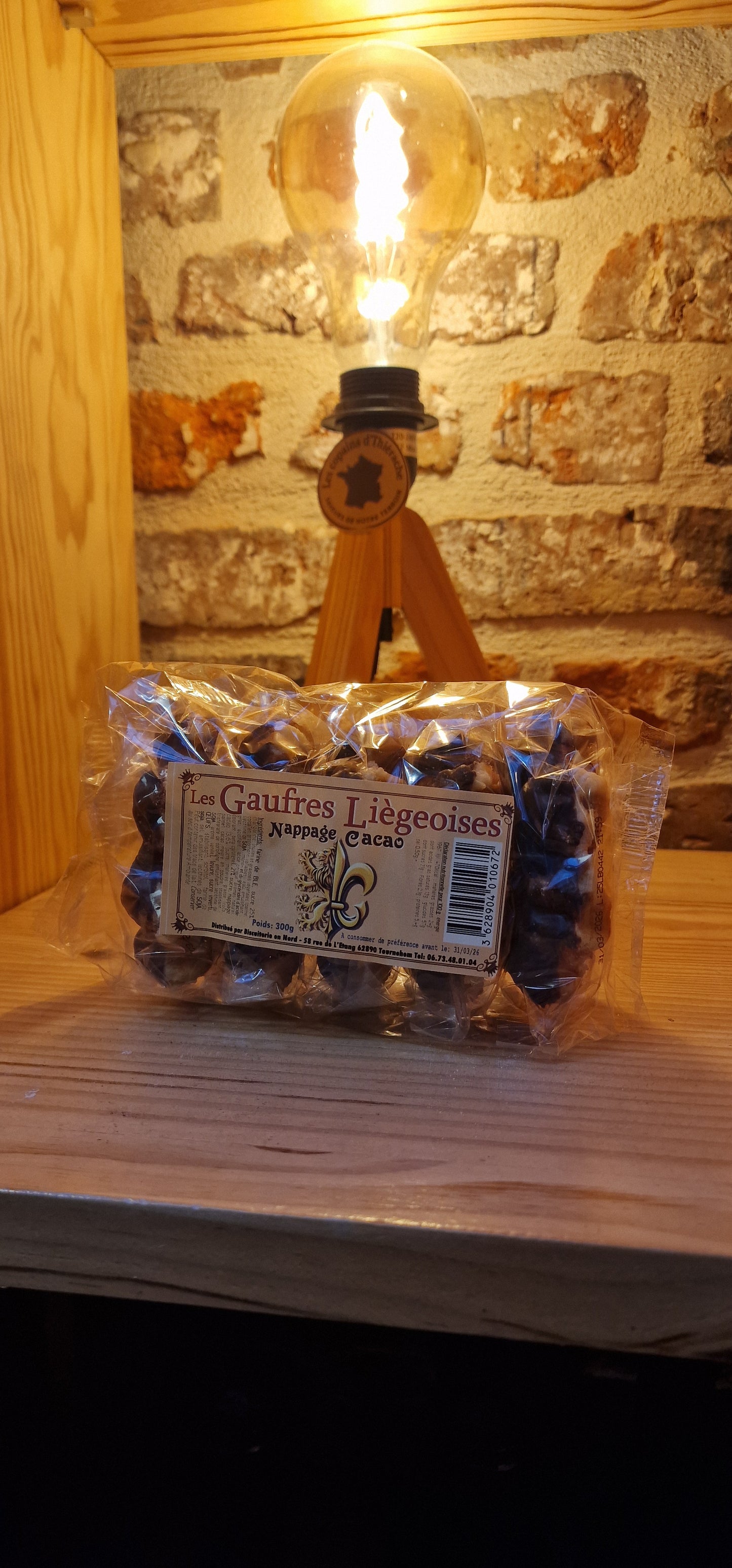 Gaufres liégeoise, nappage choco artisanale
