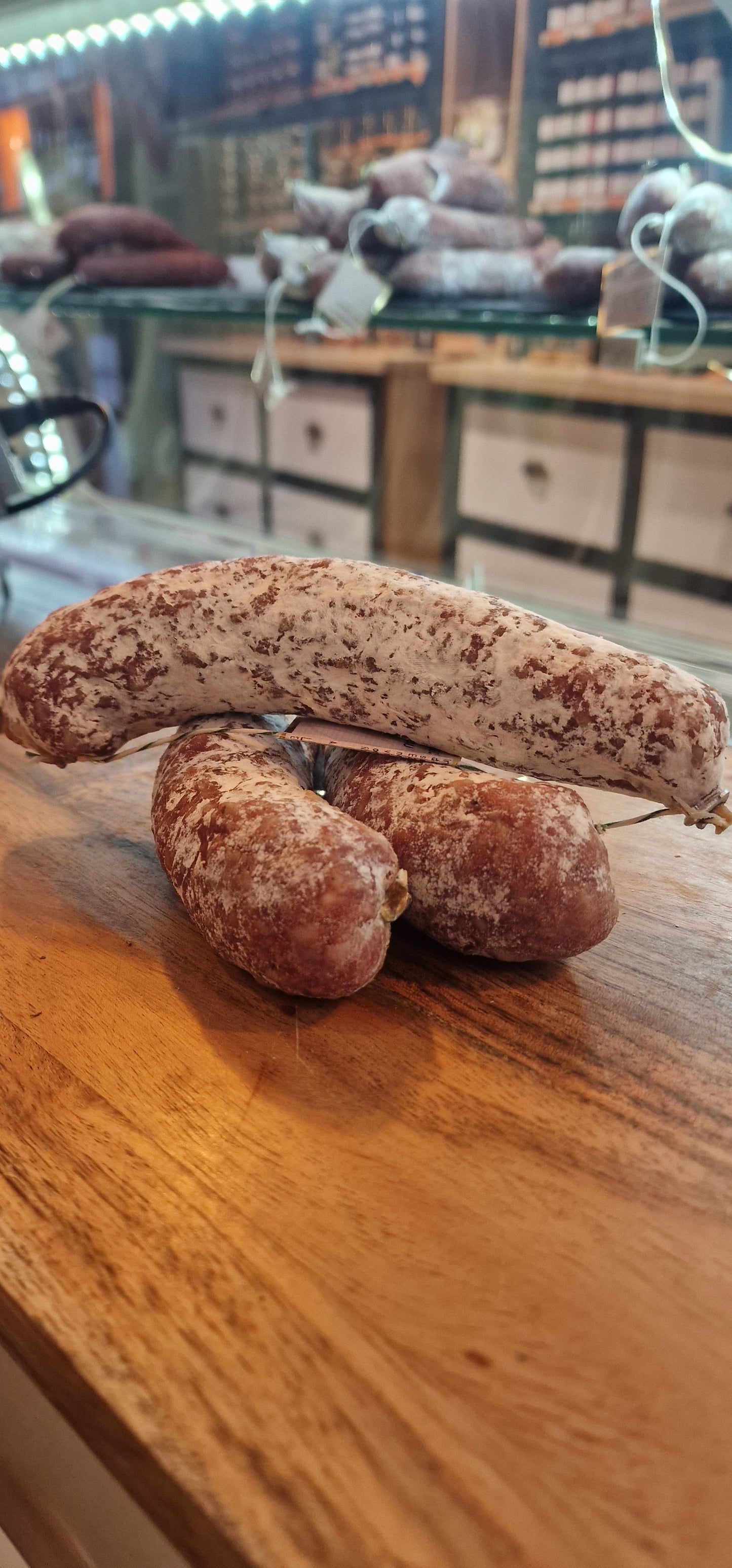 Saucisson sec porc taureau