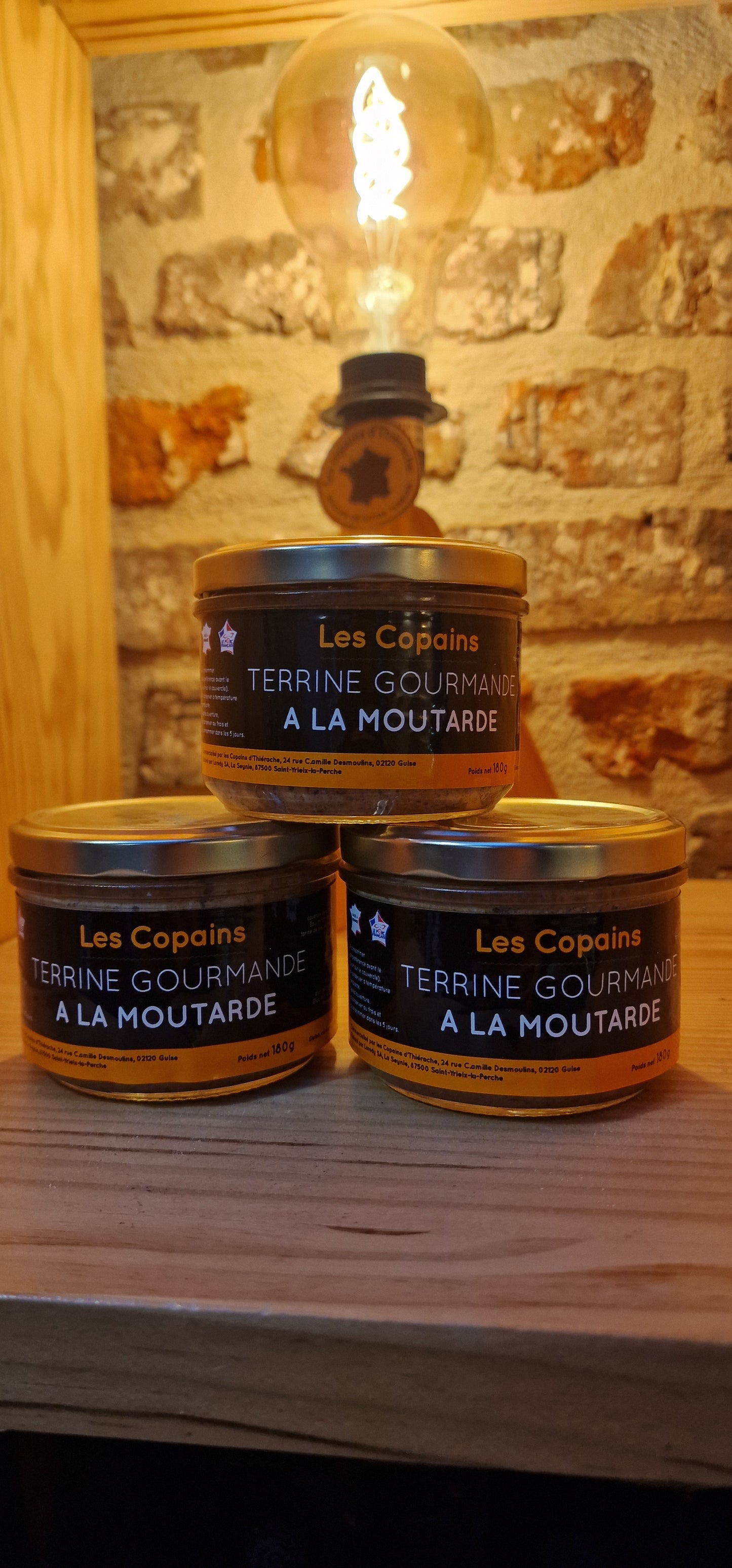Terrine gourmande à la moutarde
