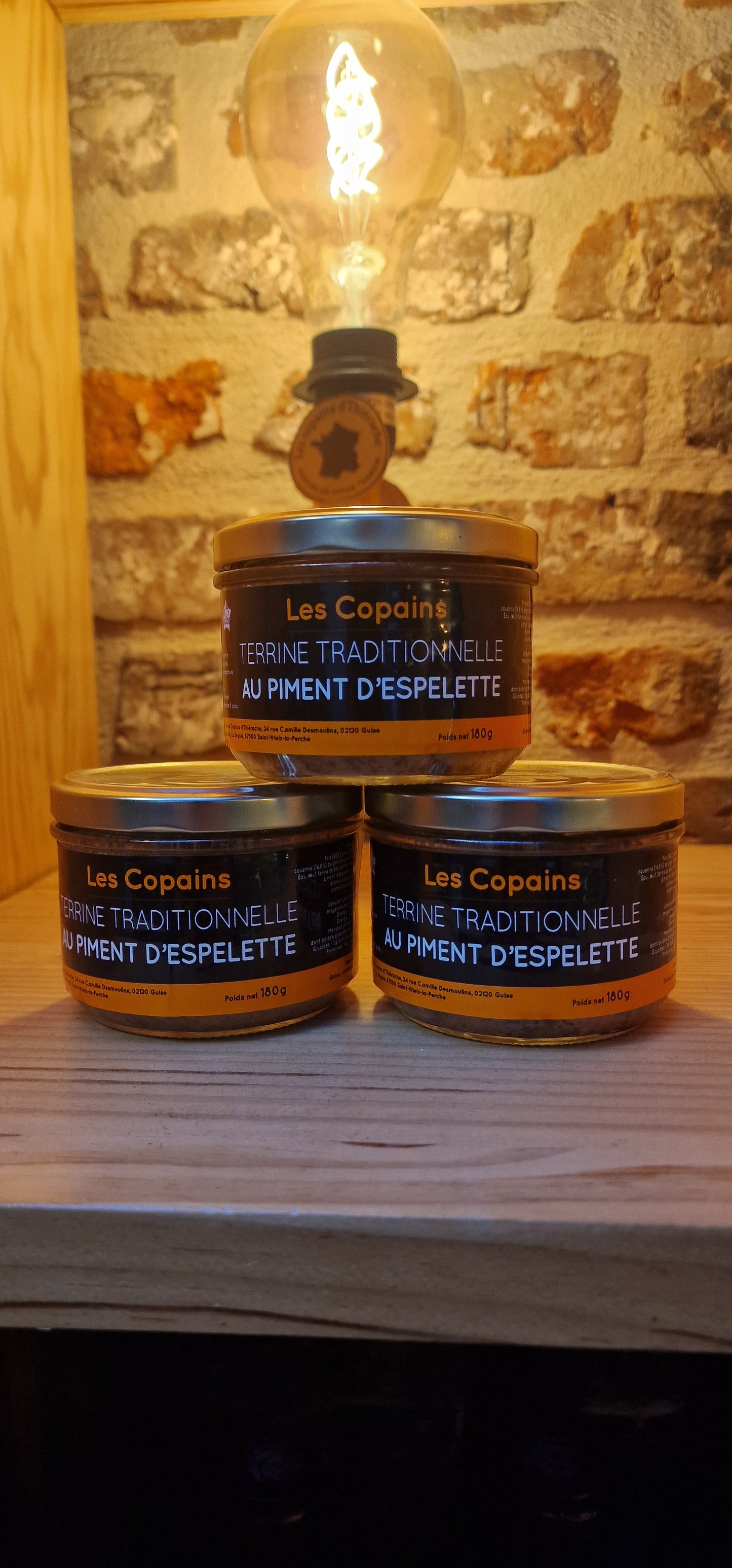 Terrine traditionnelle au piment d'Espelette