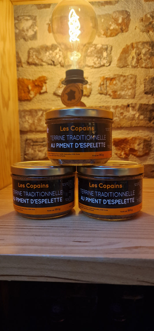 Terrine traditionnelle au piment d'Espelette