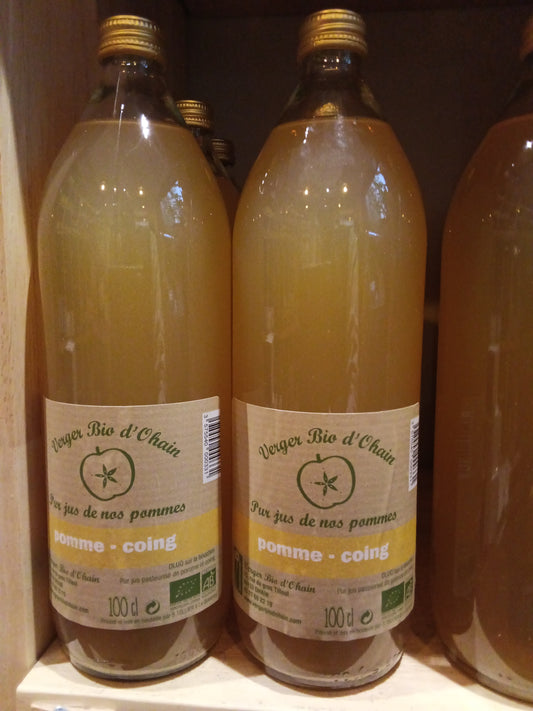 Jus de pomme coings - Verger bio d'Ohain- Les copains d'Thiérache Guise