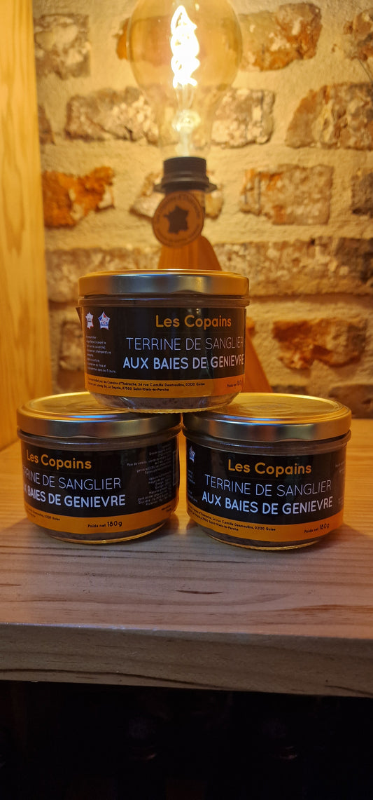Terrine de sanglier aux baies de Genièvre