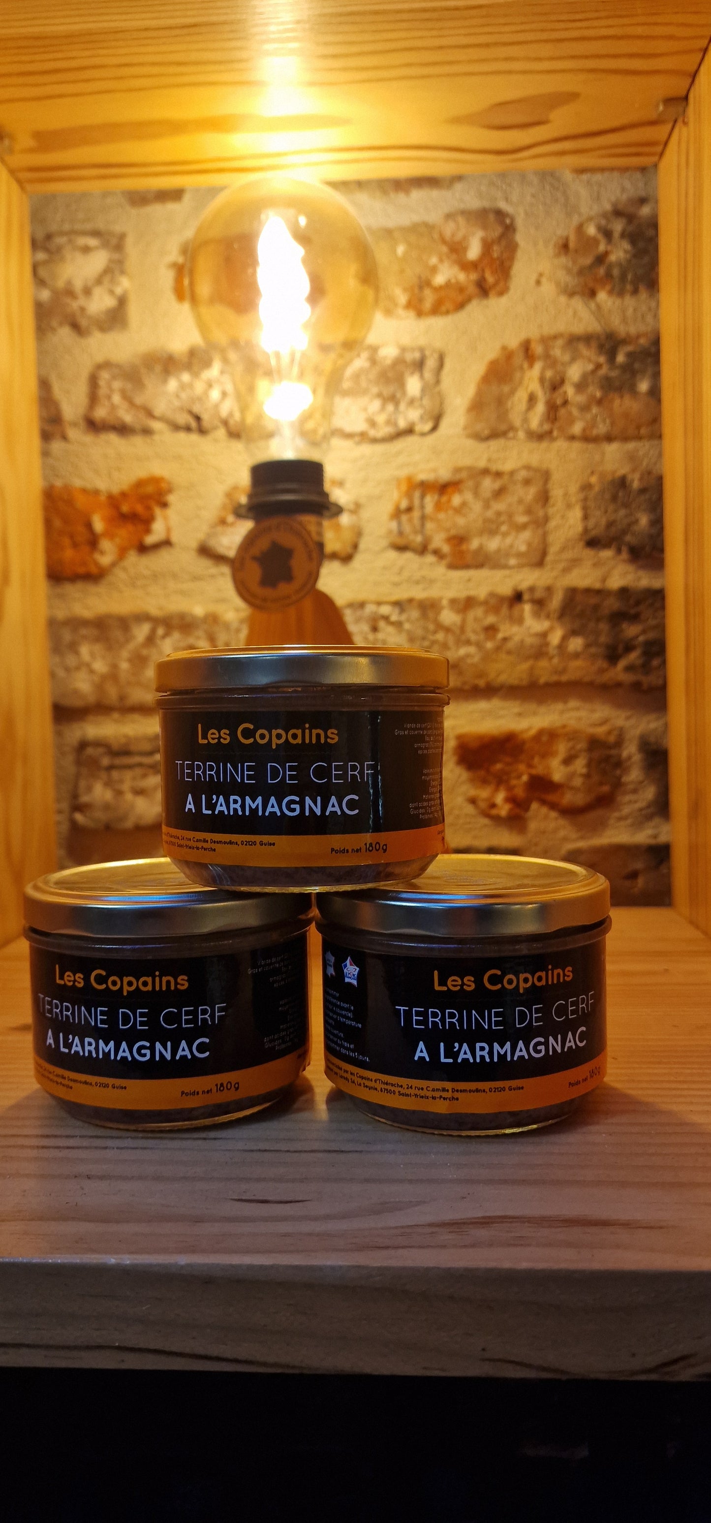 Terrine de cerf à l'Armagnac