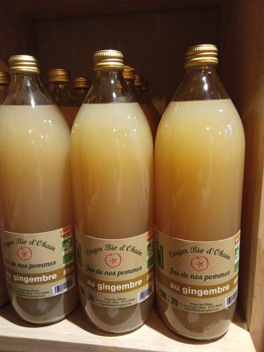Jus de Pomme au Gingembre - Verger Bio D'Ohain