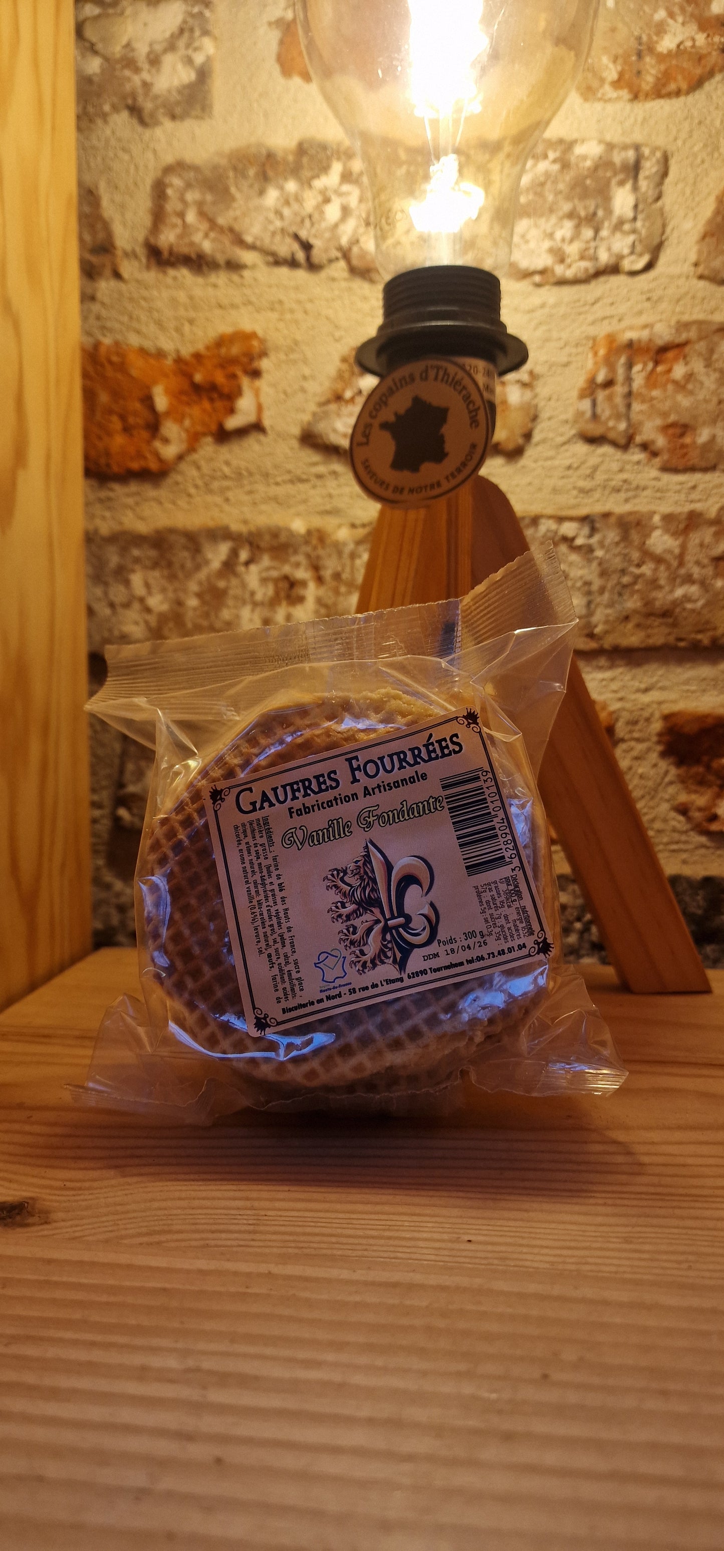 Gaufres paysannes vanille fondantes