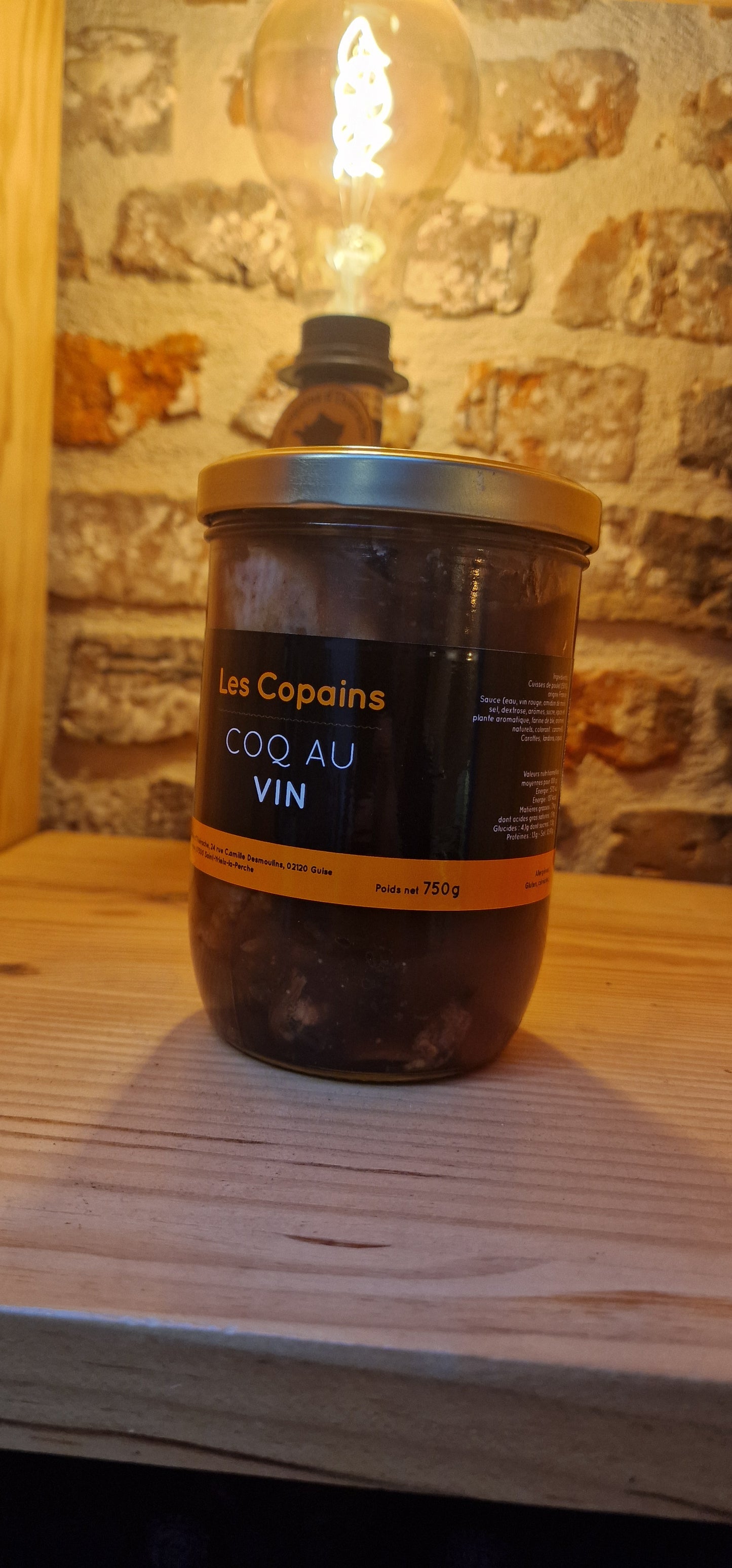 Le coq au vin