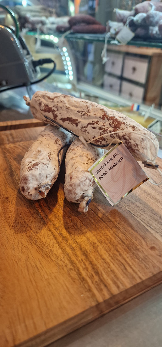 Saucisson sec porc sanglier