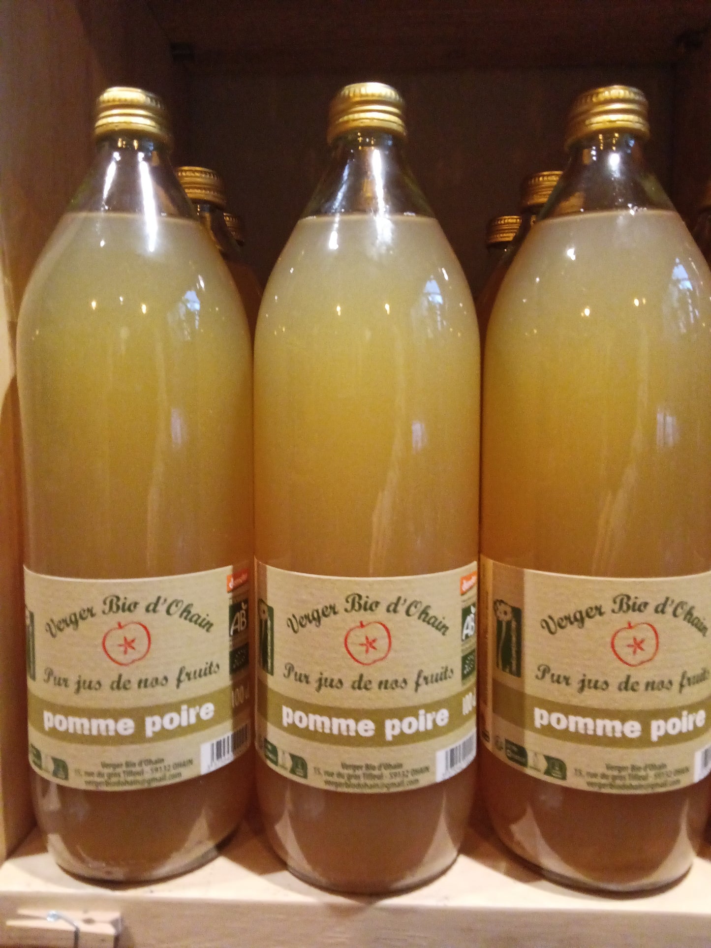 Jus de pomme - poire - Verger bio d'Ohain- Les copains d'Thiérache Guise